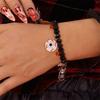 Zinc Zinc Zinc Alloy Pumpkin Pendant Bracelets Gothic Crystal Beaded Bracelet  Accessories