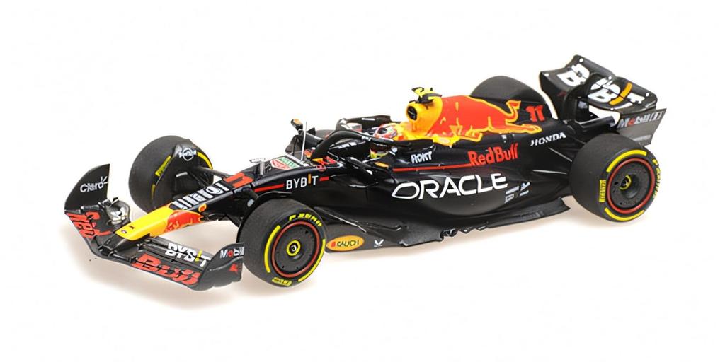 Minichamps 410232311 Red Bull Racing RB19 Sergio Perez Abu Dhabi GP 2023 Scale Miniature Collectible Car - - 1/43 -