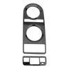 For Genesis GV70 Interior Trim Moulding Center Console Gear Shift Cover Central Control Decorative Panel Covers 2pcs Wood Carbon