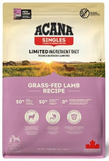 Acana Grass-Fed Lamb Dry Food For Dogs With Allergies 2 1 Pc