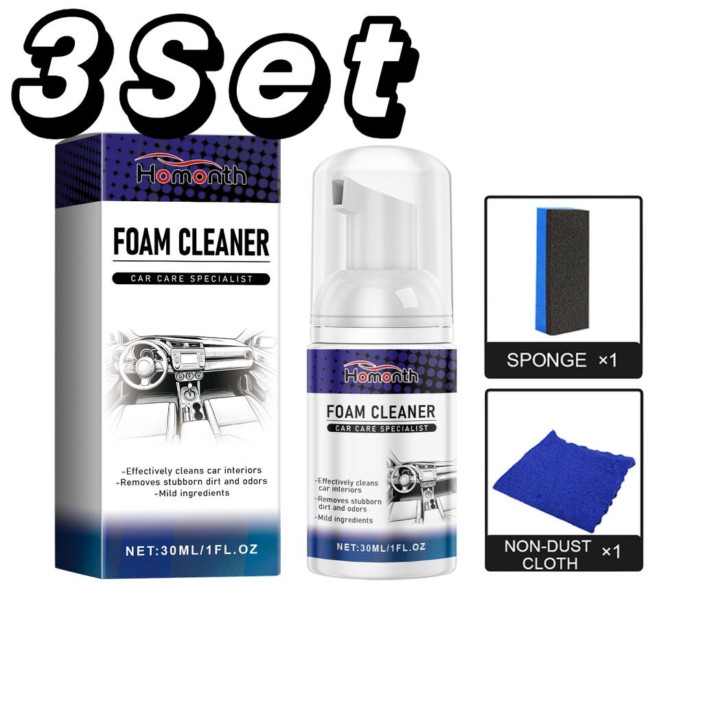 Multipurpose Foam Cleaner With Spong Towel For Car Interior Plastic Rubber Stains Removal Leather Sofa Cleaner Car Maintenance