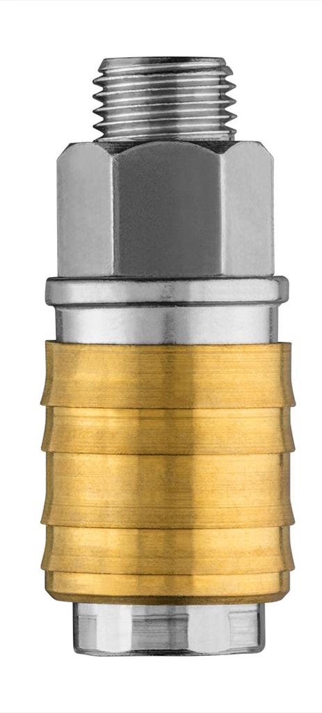 Quick connector for compressor with 1/4" external thread