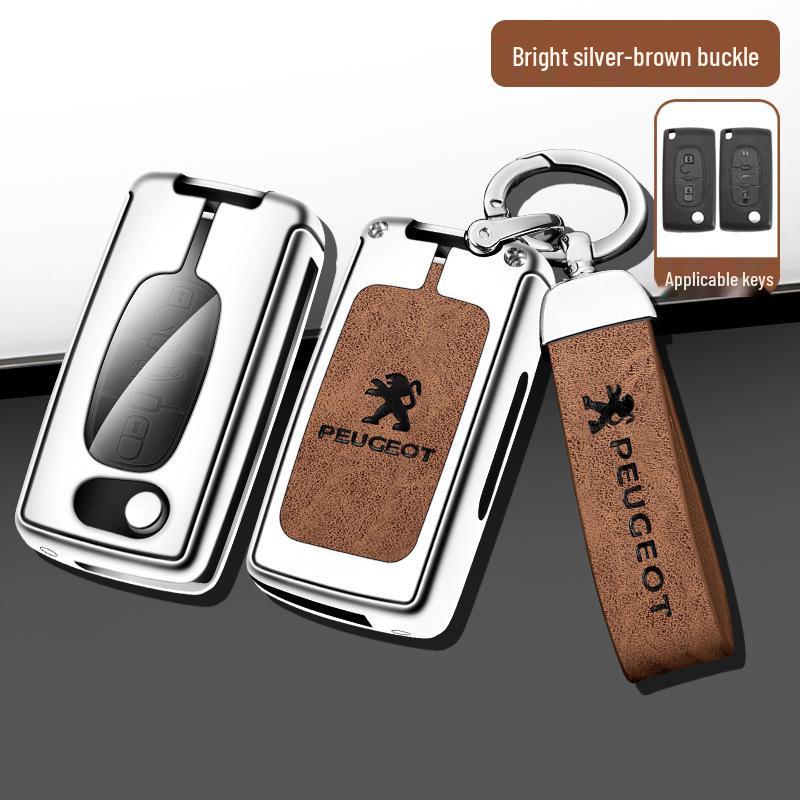 Peugeot & Citroen 207/307/3008/408/RCZ Dedicated Key Cover with Logo