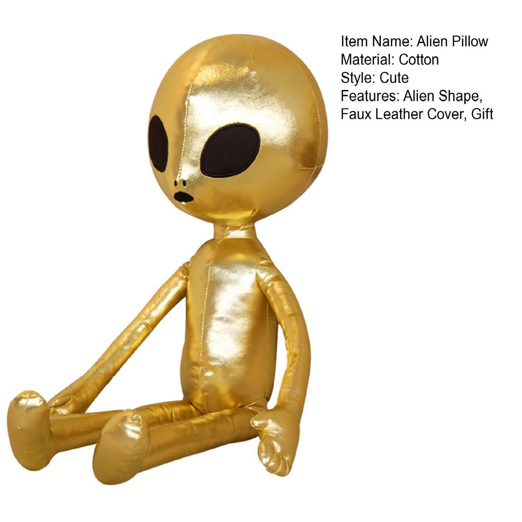 Dzieci Alien poduszka śliczne pluszowe wypchane zwierzę lalka emocje Alien Doll Toy zabawny pokrowiec ze sztucznej skóry rzuć poduszkę
