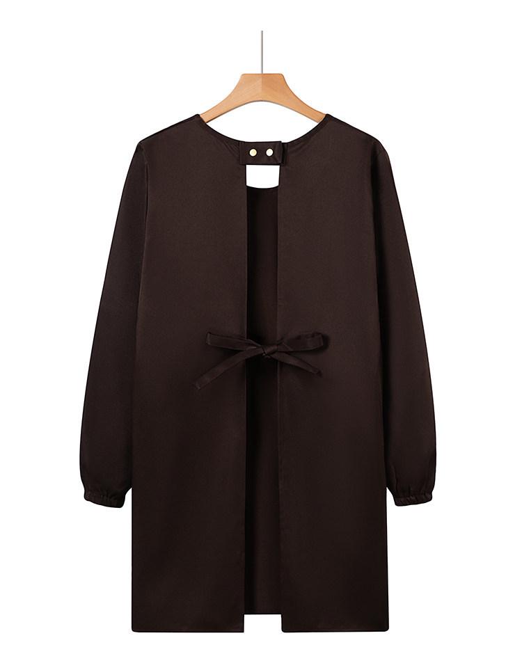 Waterproof Long Sleeve Kitchen Apron - Oil-proof, Stain-resistant, Reversible Cooking Coveralls