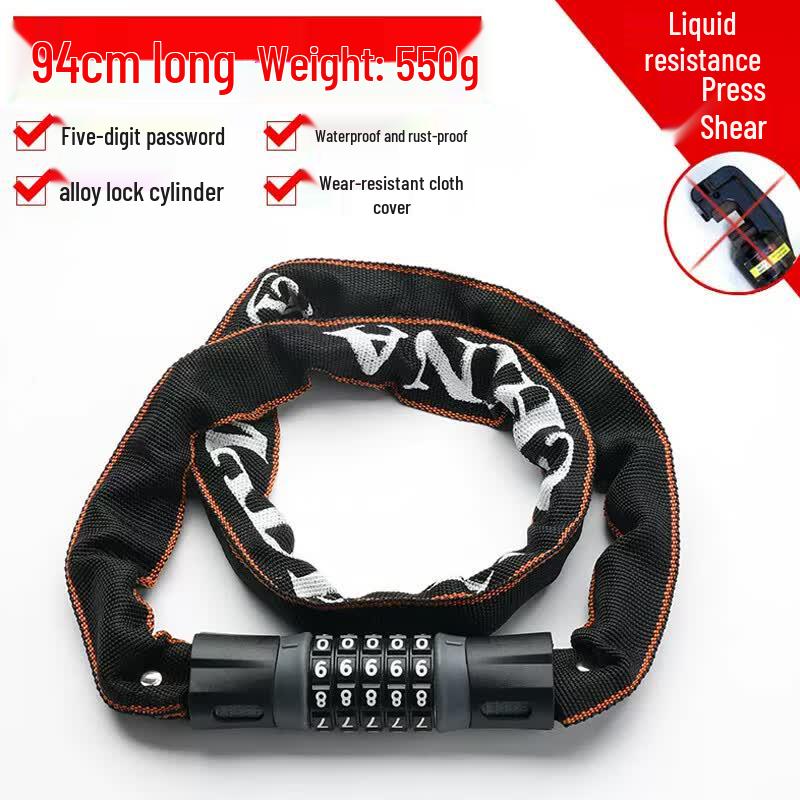 AQQJ1205 Five-Digit Metal Chain Password Lock