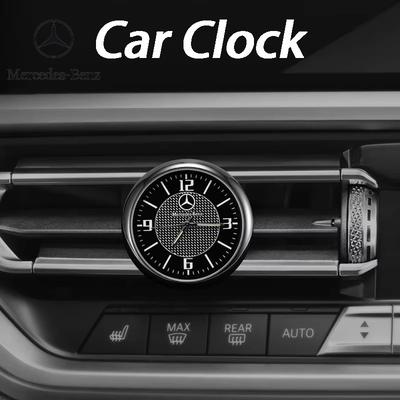 C200 E300 2026 Hot Car Clock For Mercedes Benz C200 C300 W168 W220 W210 AMG CLA GLA GLB GLE GLK A B C E Class Digital Watch Mech