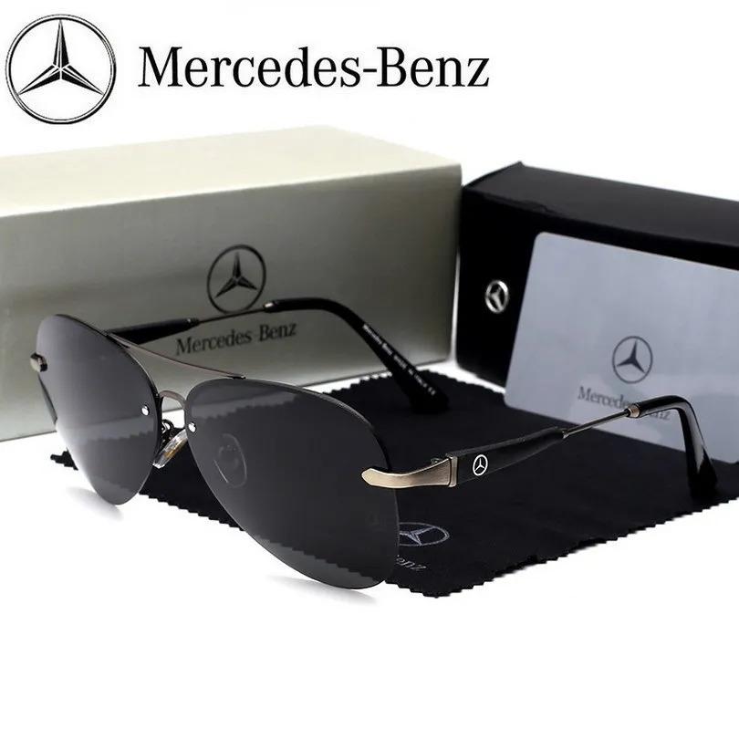 Naklejka Samochodowa Dla Mercedes Benz Klasy A B C E S V GLB GLC GLE AMG Pilot SLK SLC ML Samochód Wysoki Mężczyźni Przeciwodblaskowe Okulary Kierowcy Polaryzacyjne