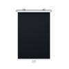Portable Black Roller Blinds With Suction Cups No Drill Window Shade Curtain For Home