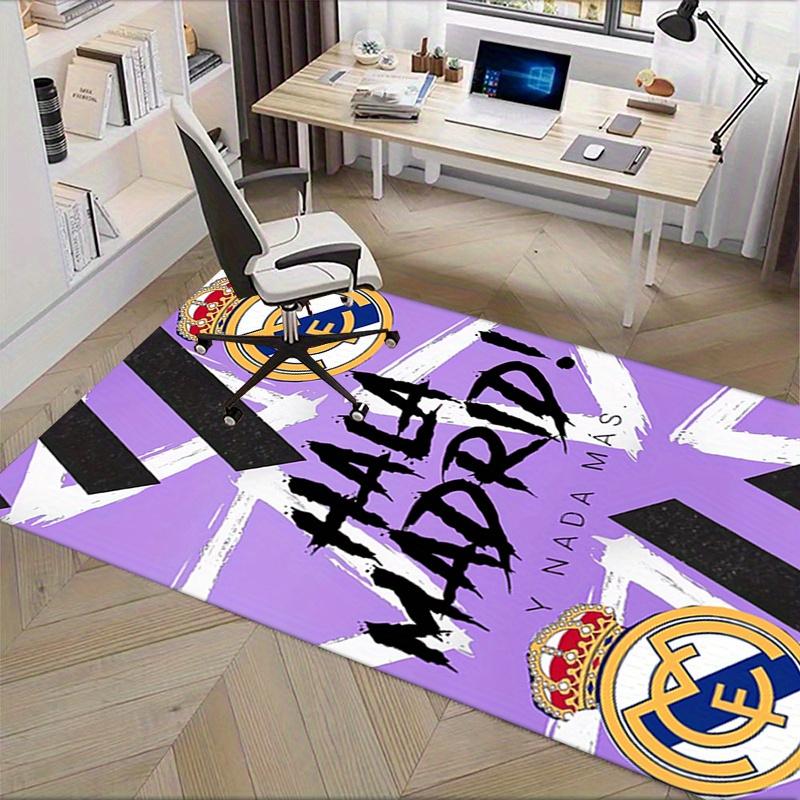 1 buc Real Madrid, Club de Fotbal, Echipă Sportivă Covoraș Birou Poliester Moale Covoraș Intrare Lavabil Non