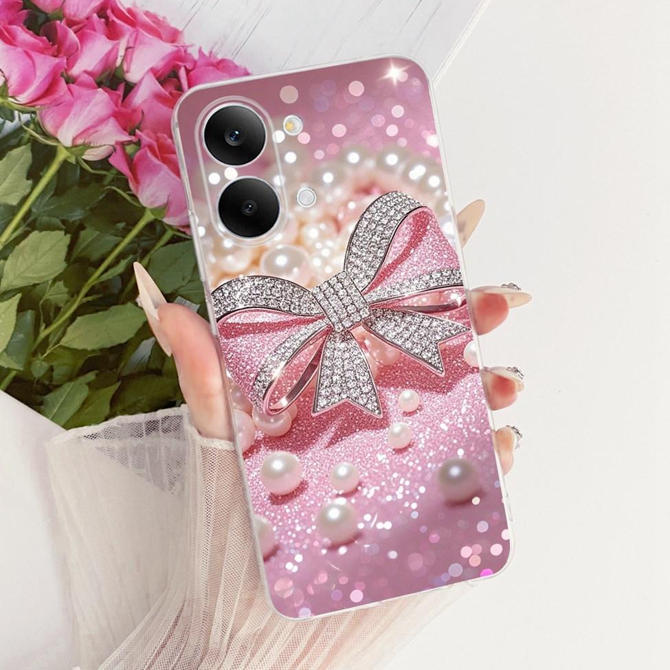 Case For Xiaomi Poco X8 Pro Max Cover Transparent Fashion Butterfly Cute Cat Cool Painted Soft Phone Casing 2602BPC18G