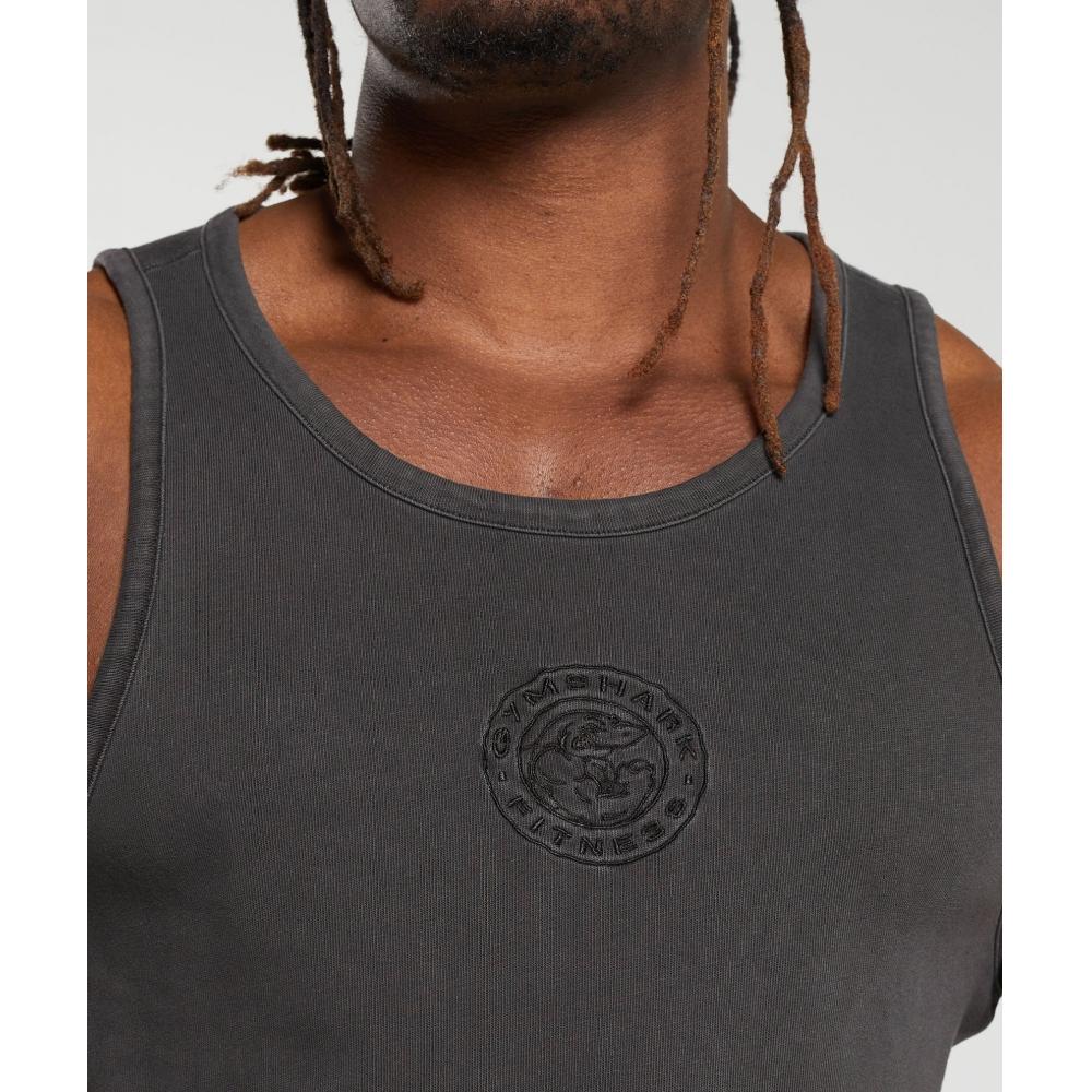 Gymshark Prémiové tílko Legacy Černé A6a7b Bb67