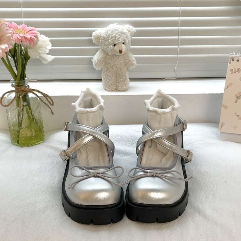 ins fairy wind summer new 2025 niche design sense Mary Jane shoes versatile platform high heel small leather shoes women