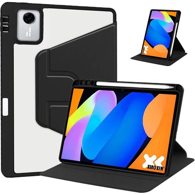 Pour Housse Xiaoxin Pad 11 Idea Tab 11/K11 Gen2 Acrylique Rotative Avec Emplacement Stylet Funda TB335FC/TB336ZU/FU Housse 11 pouces Lenovo Idea Tab 11in noir