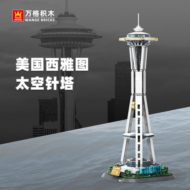 High-Quality 5238 High-Quality Building High-Quality Blocks High-Quality Seattle Space exploration High-Quality Needle Building design High-Quality