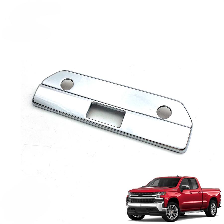 Tailgate Handle Cover Chrome with Camera LED for Chevy Silverado 2019-21