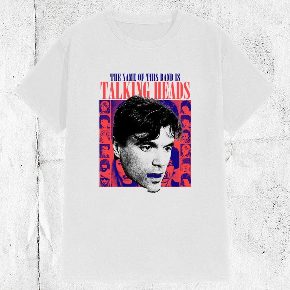 NEW Talking Heads Band Cotton White S-5XL T Shirt BT551 M