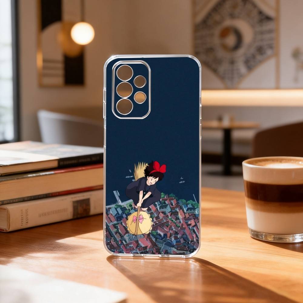 Kiki die kleine Hexe Lieferservice Handyhülle für Samsung S25,S24,S21,S22,S23,S30,Ultra,S20,Plus,Fe Transparente Hülle