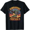 Bombardiro Crocodilo Plane Crocodile Pun Bomber Vintage RETR T-Shirt