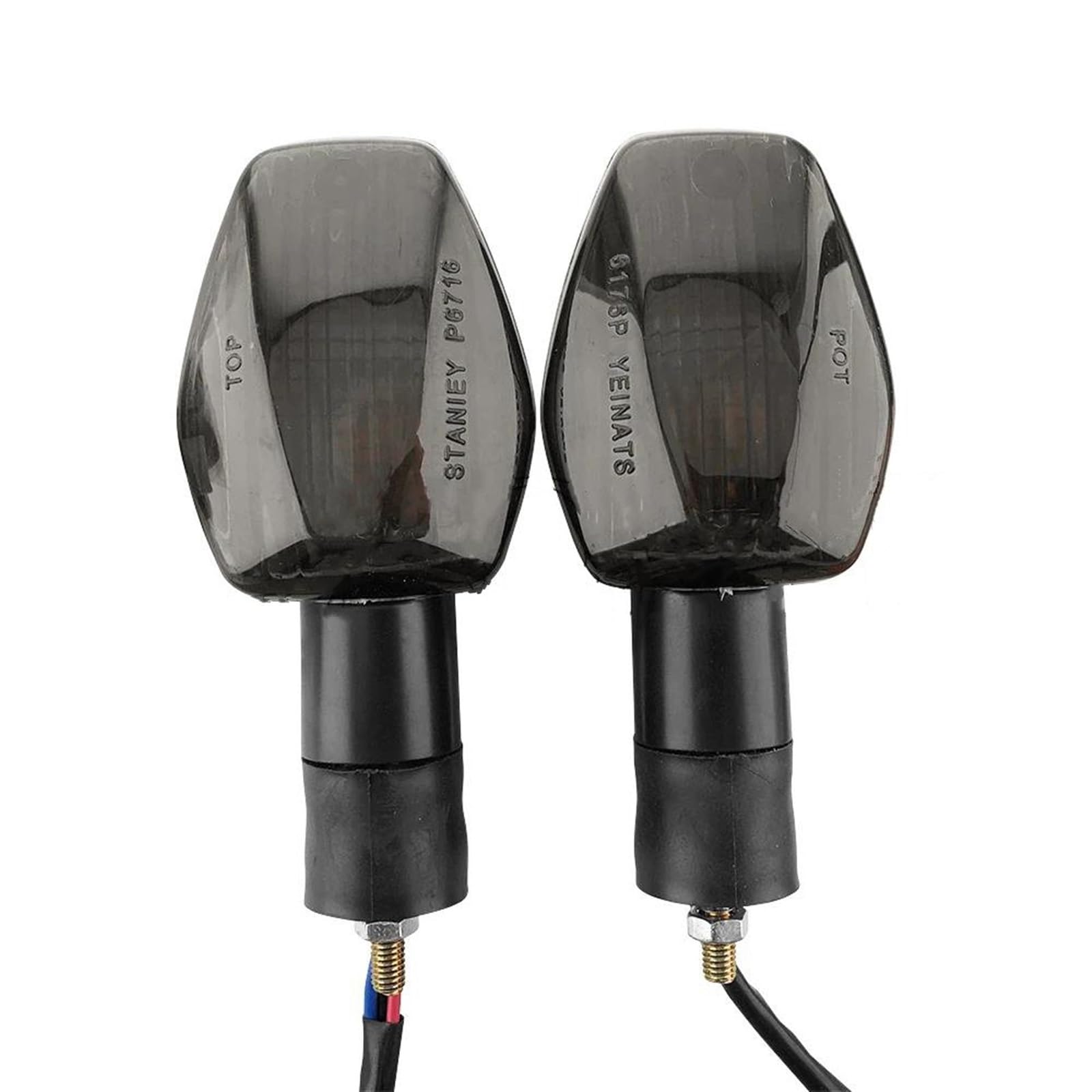 

1 Pair Motorcycle Turn Signal Lights Indicator Turn Signal Indicator Lamp Fit for Honda VTR1000F Superhawk 1000 1997-2005 (Smoke) One size