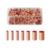 250 Pieces Copper Wire Ferrules Crimp Connector Electrical Butt Terminal