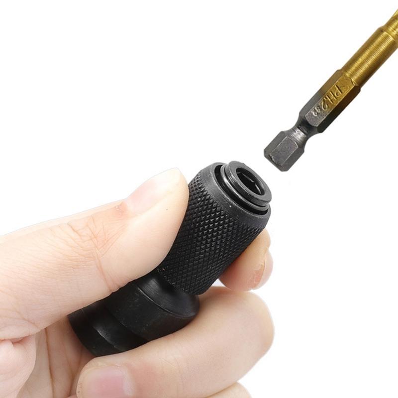 1/2 Inch Square Drives To 1/4 Inch Hex Female Socket Adapter Converters Chuck Adapter for Impact Air Electric Wrench