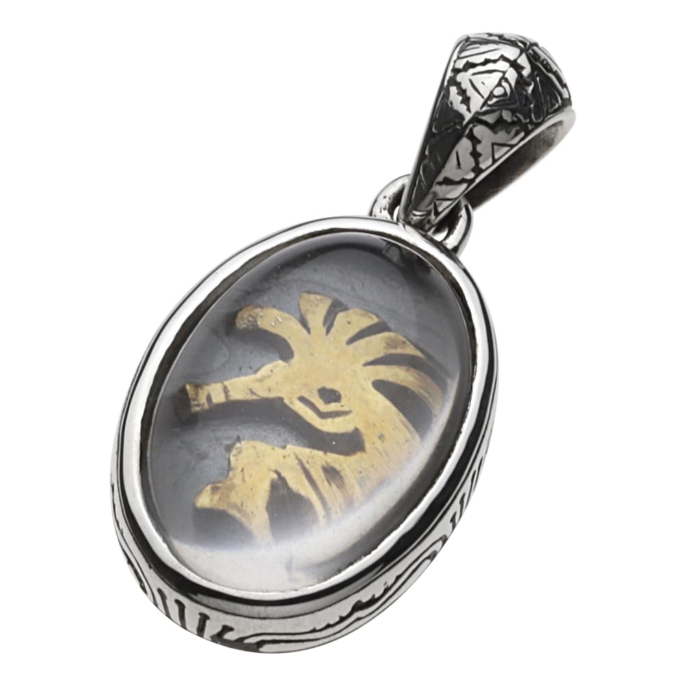 

Kokopelli Pendant Quartz fp0607 [Figmart] [Silver Accessory]
