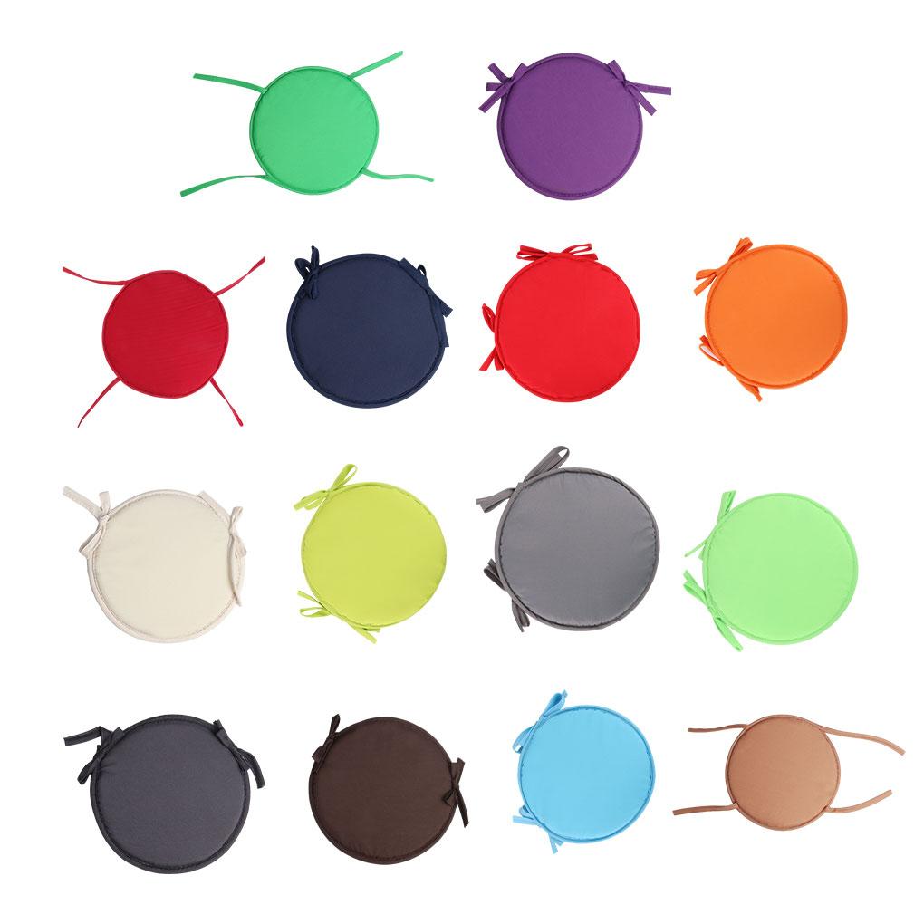 Cotton Soft And Comfortable Cushion For Chairs - Round Seat Cushion With Ties Chair Cushion