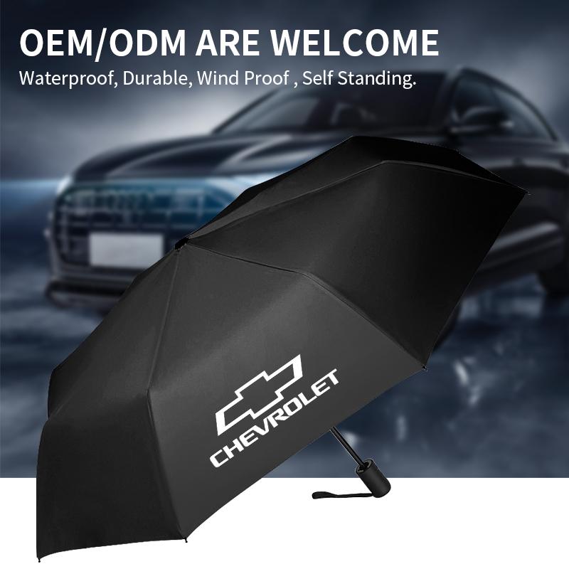 OJM1 Car annual inspection sticker foldable portable ultraviolet-proof Car Umbrella For Chevrolet Spark Silverado Cruze Captiva