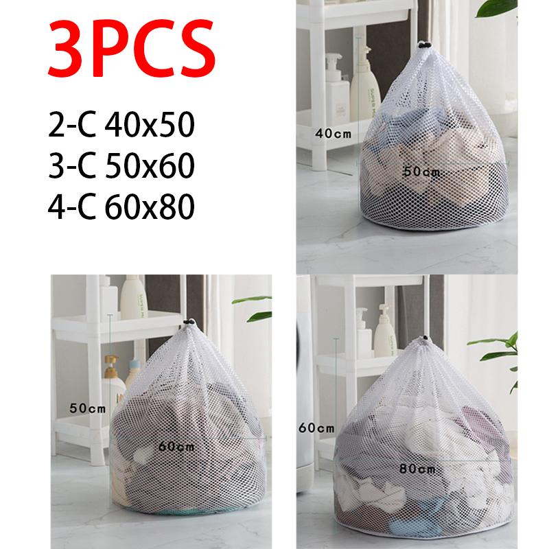 Net Washing Machine Dirty Clothes Dirty Laundry Bag Washable Mesh Pranya Bag Net for Washing Machine Bags Clothes