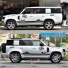 Kompatibel mit Defender 110/90/130: Offroad Seitenschweller Aufkleber Streifen für modifizierte Karosseriedekoration.