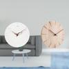 Silent Decorative Wall Clock for Home Office Kitchen Study Room Creative Design Solid Wood Easy to