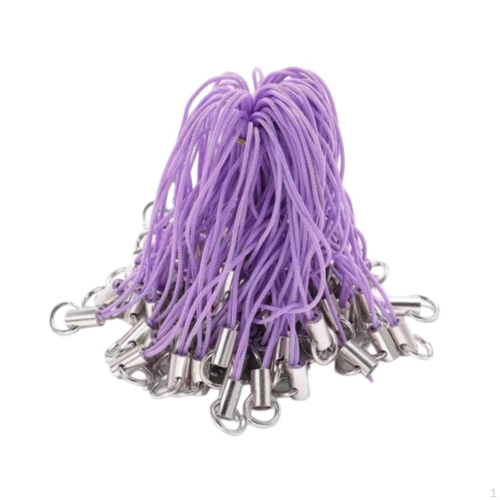 100 Pieces Mobile Phone Dangle Straps Lanyards Practical DIY Accessories Rope for