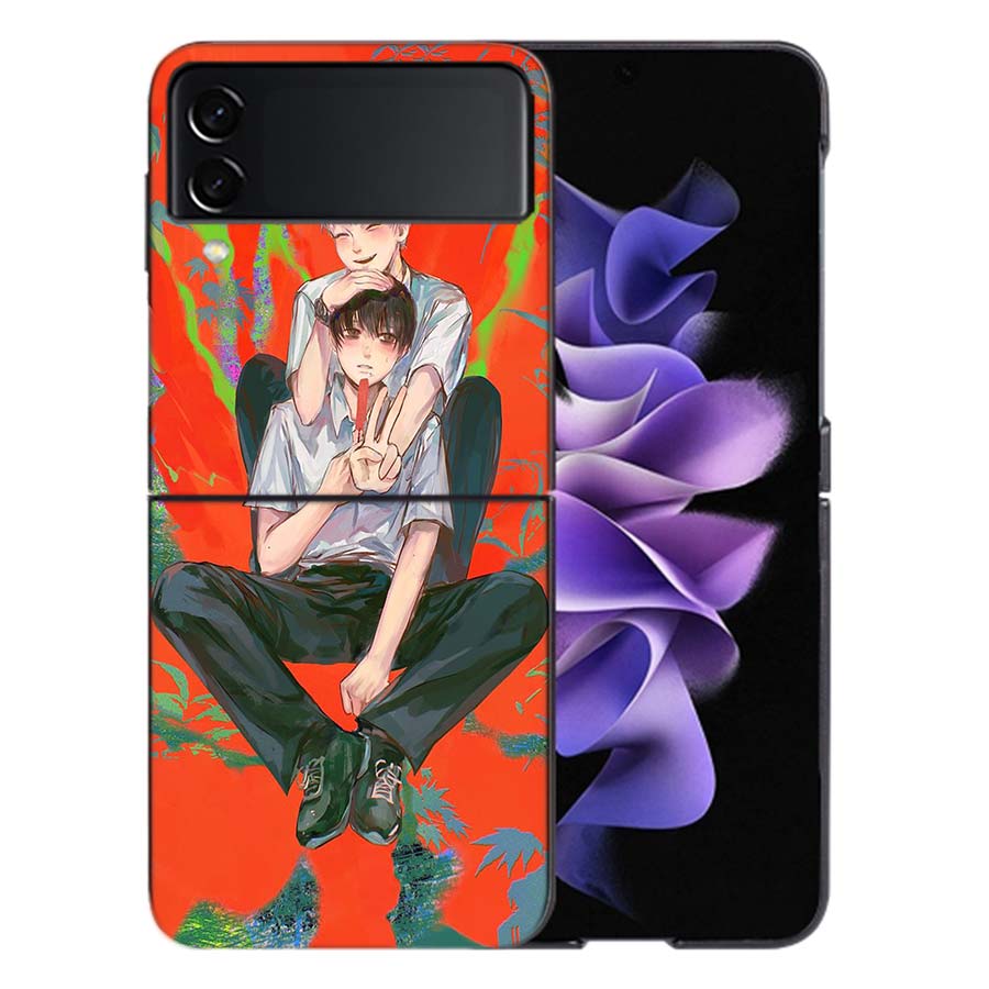 Anime H-Hikaru Ga Shinda Natsu Coque For Samsung Z Flip7 6 Galaxy Case Shockproof Z Flip5 Z Flip3 4 5G Hard Cover Phone TPU PC