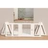 Transparent Dog Fence Indoor Puppy Dogs Barrier Fences Pet Dogs Kitten Bars Playpen Accessories Baby Gate Pets Door Enclosure