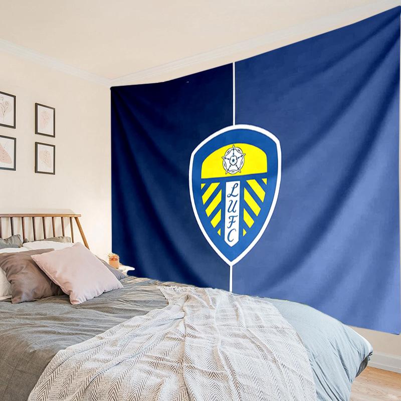 1PC Leeds United Crest Design Tapestry Hanging for Bedroom,Livingroom, Playroom,Decor Art Room Wall Tapestry Holiday and Birthday Gifts
