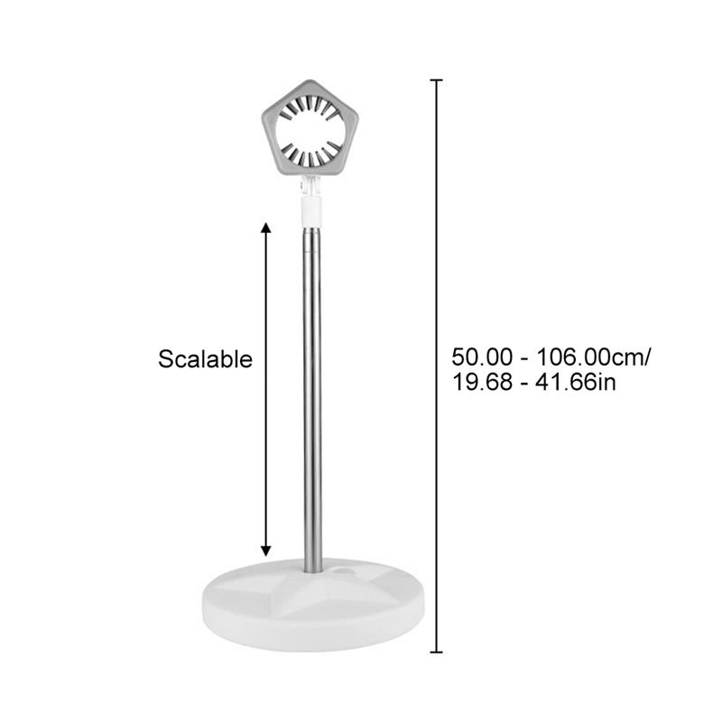 Telescopic Stainless Steel Hair Dryer Holder Hands Free Blow Dryer Stand Floor Rack Bathroom Shelf Pet Grooming Hairdryer Rack