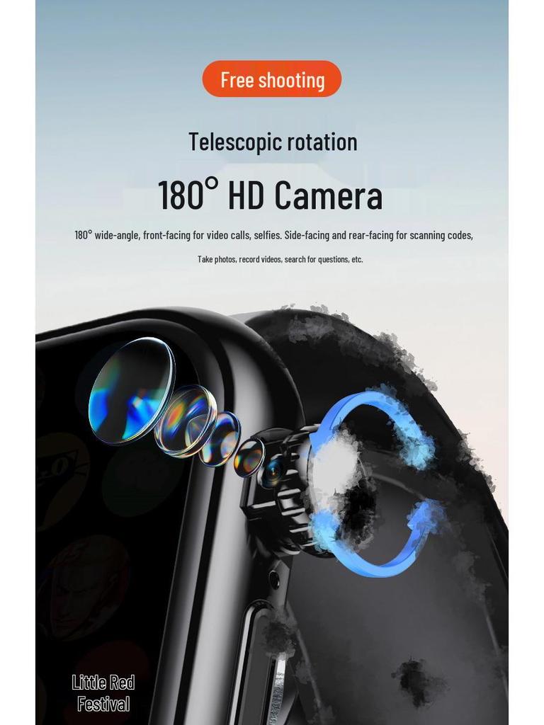 YU11 Smartwatch with WiFi6, SIM, Fingerprint Unlock, Phone Capability, Morse Code, and Little Sumi Integration