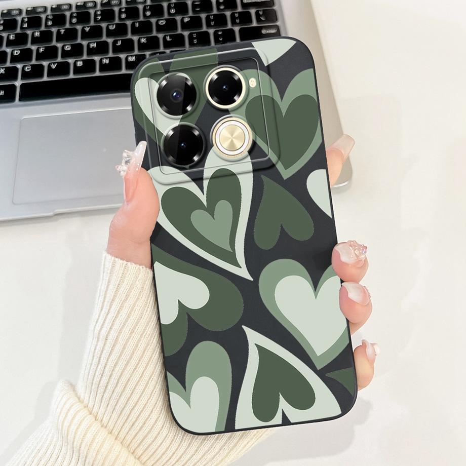 Soft Silicone Phone Case For Infinix Note 40 Pro 4G 5G Note40 Pro+ 40x Funda Cartoon Animals Flower Fashion Printed Back Cover