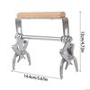Beekeeping Frame Gripper aus Edelstahl mit glattem Holzgriff für sichere Wabenrahmenhandhabung