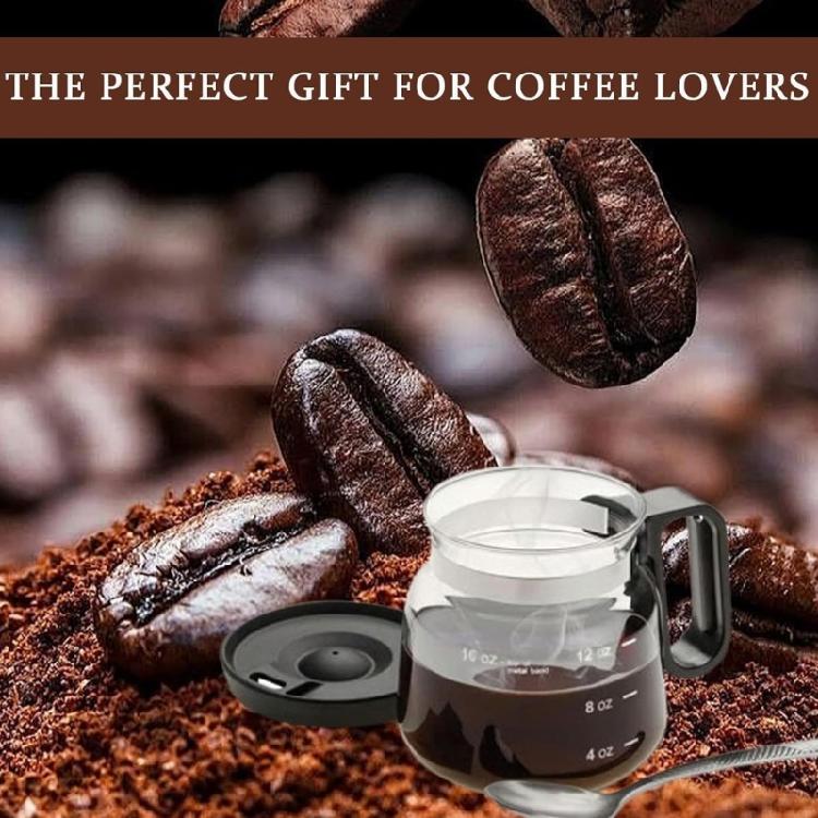 Comfortable 16oz Glass Coffee Cup With Silicone Seal Cover And Comfortable Handle Dishwasher Friendly Home Office Use