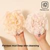 2-in-1 Soaps Saver Soap Foaming Net Exfoliating Thickened Soap Bag Bath Foaming Sponge Foam Exfoliating Shower Ball Bathroom