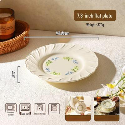 ZISIZ Decorative Ceramic Dinner Plate