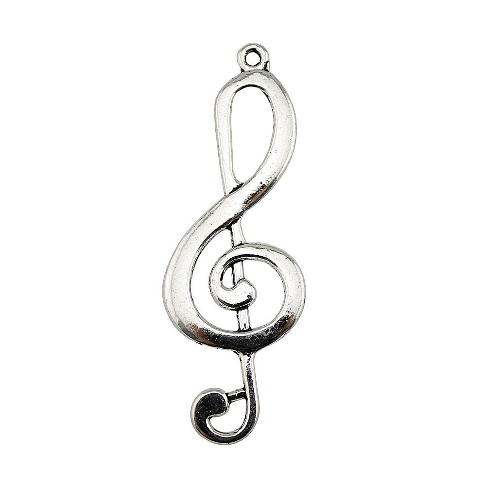 Jewelry Crafts Music Note Charms Alloy Pendants For Concert Collector