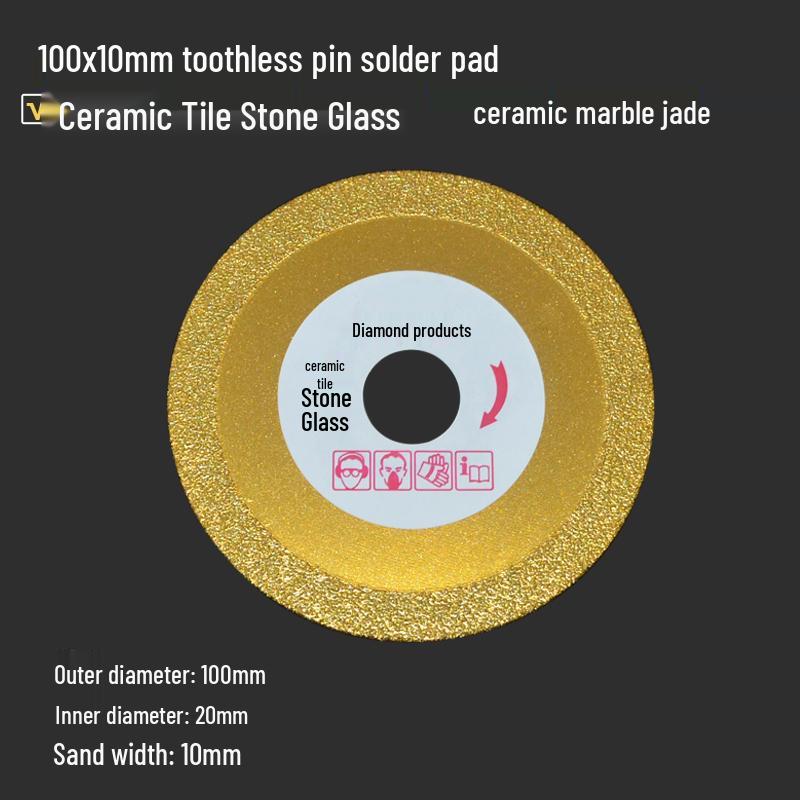 Diamond Angle Grinder Disc for Trimming, Chamfering, Cutting, and Polishing Tiles