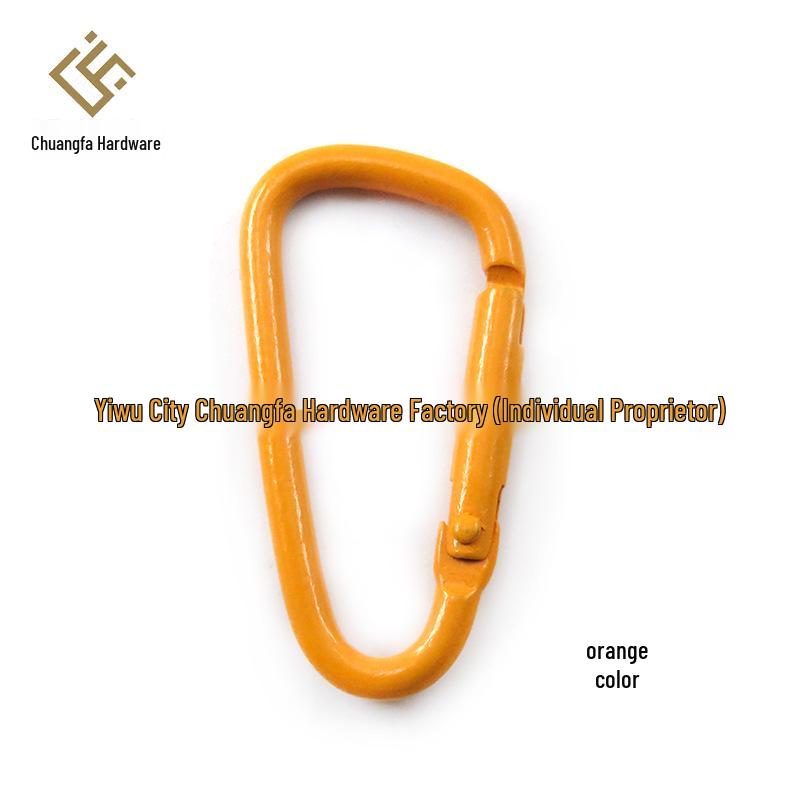 Bunter Aluminiumlegierung D-Ring Karabiner Schlüsselanhänger Tasche Haken (DIY Schmuckzubehör)