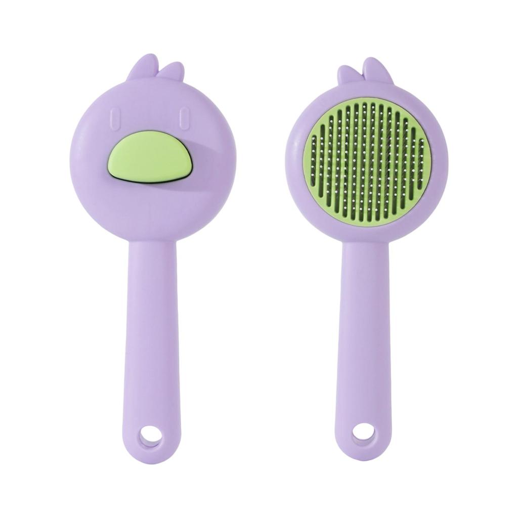 Comb Pet Self-cleaning Comb Supplies Chick Color Matching To Remove Floating Hair Comb