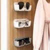 Stanzfreies Brillen-Aufbewahrungsregal, Wandmontage, Sonnenbrillen-Displayhalter, Kleiderschrank-Dekoration, Aufbewahrungsbox, Sonnenbrillen-Organizer