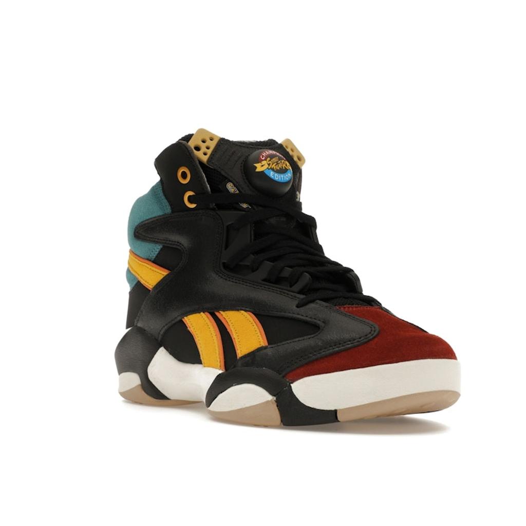 Street Fighter X Reebok Shaq Attaq Champion Edition Men Sneakers Black Core-Black Dark-Sable HR0603