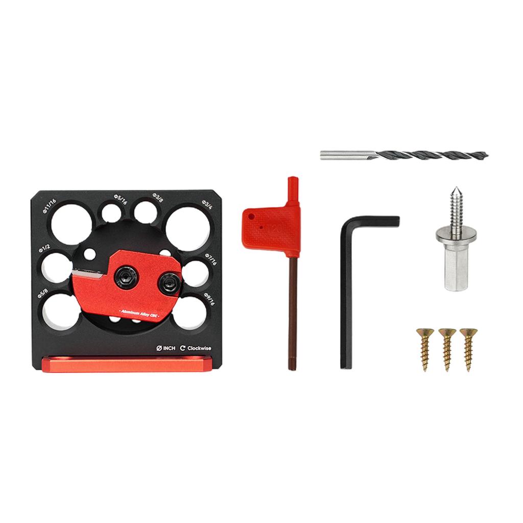 Adjustable Dowel Maker Metric 8mm-20mm with Carbides lade Electric Drill Milling Dowel Round Rod Auxiliary Tool